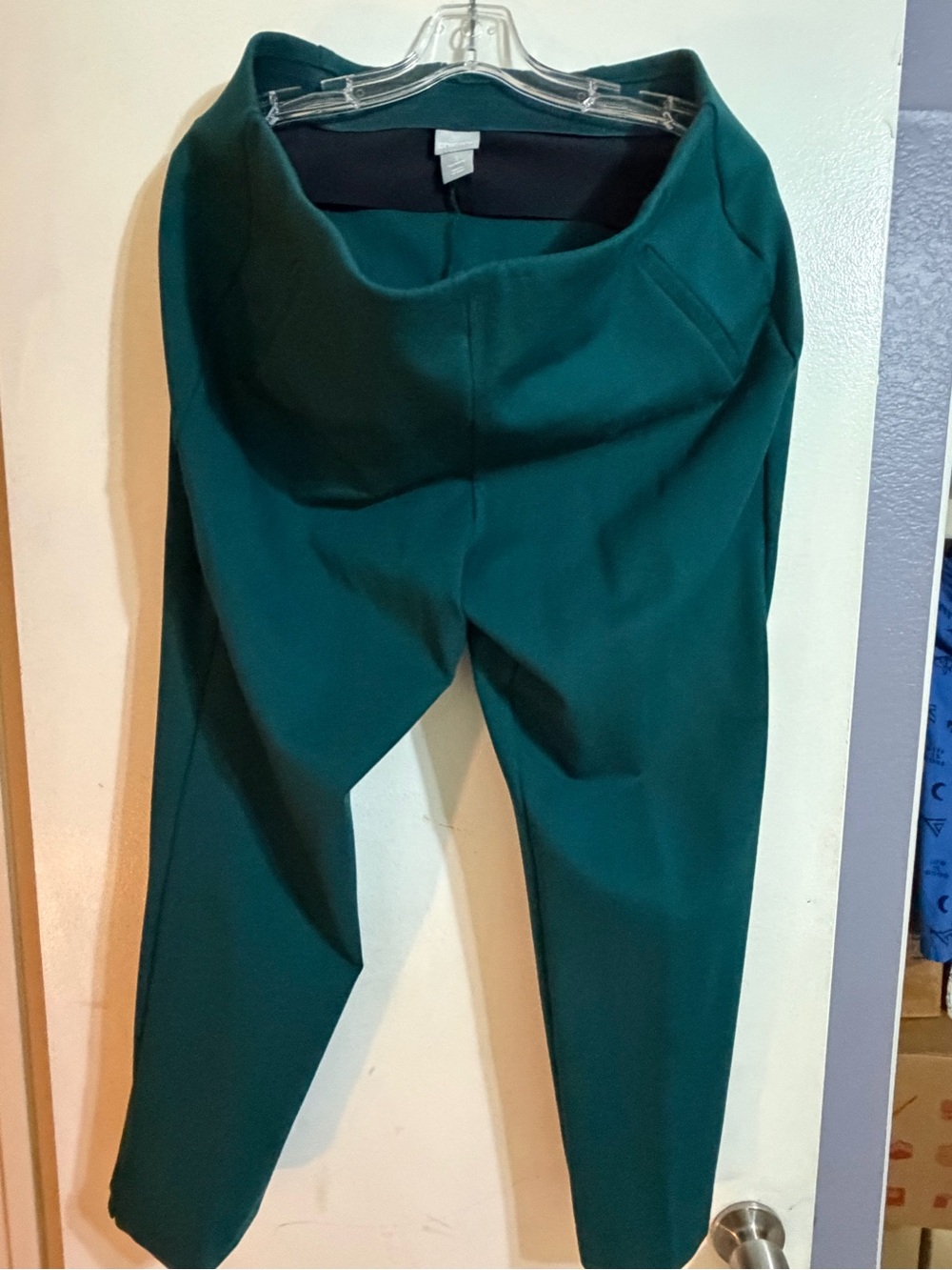Chico's Dark Teal Straight-Leg Pants